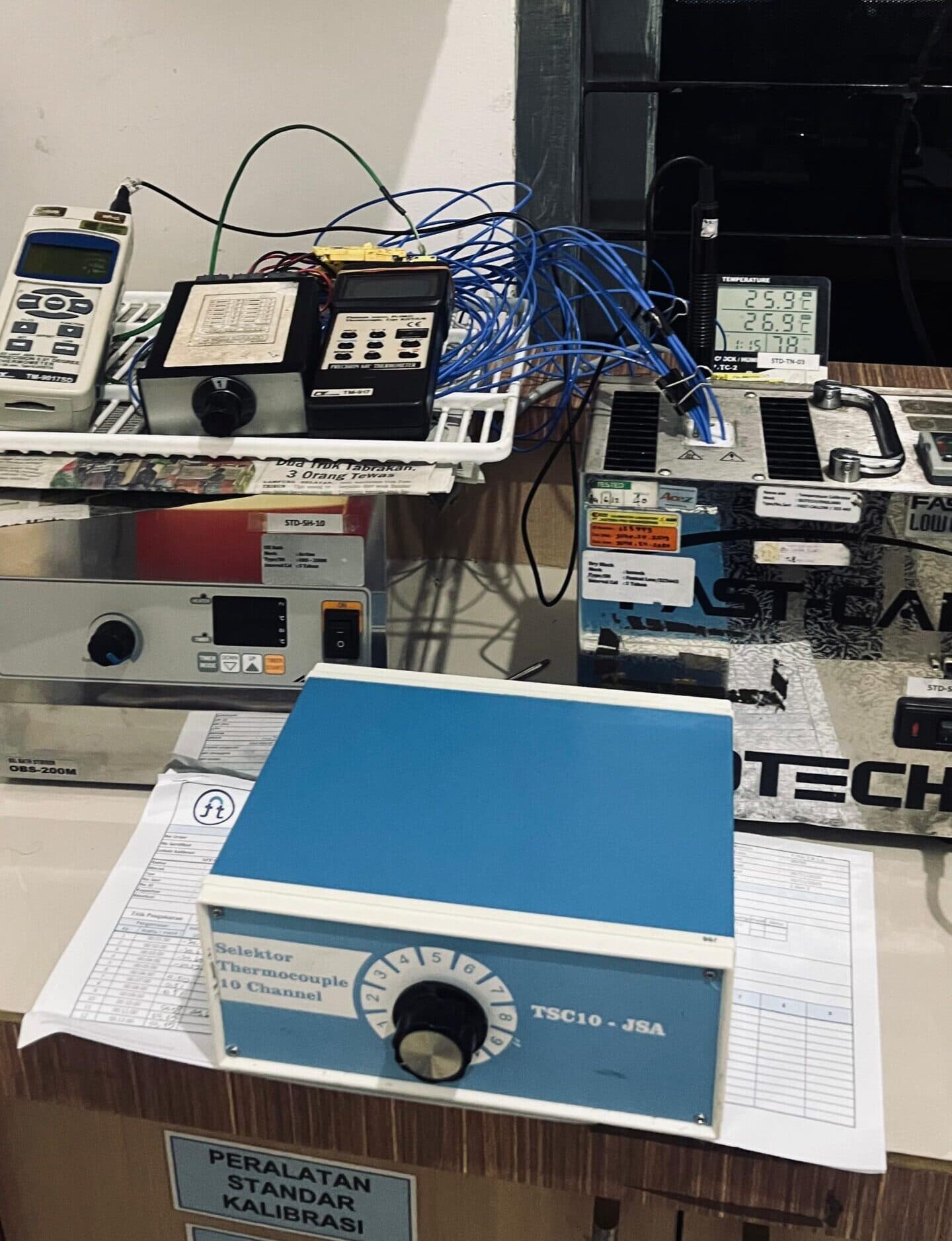 Kalibrasi Suhu (Multi-Channel / Dry Block)